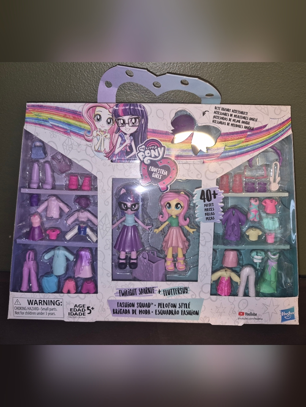 New VHTF My Little Pony Equestria Girls Fashion Sqd Twilight Sparkles Fluttershy